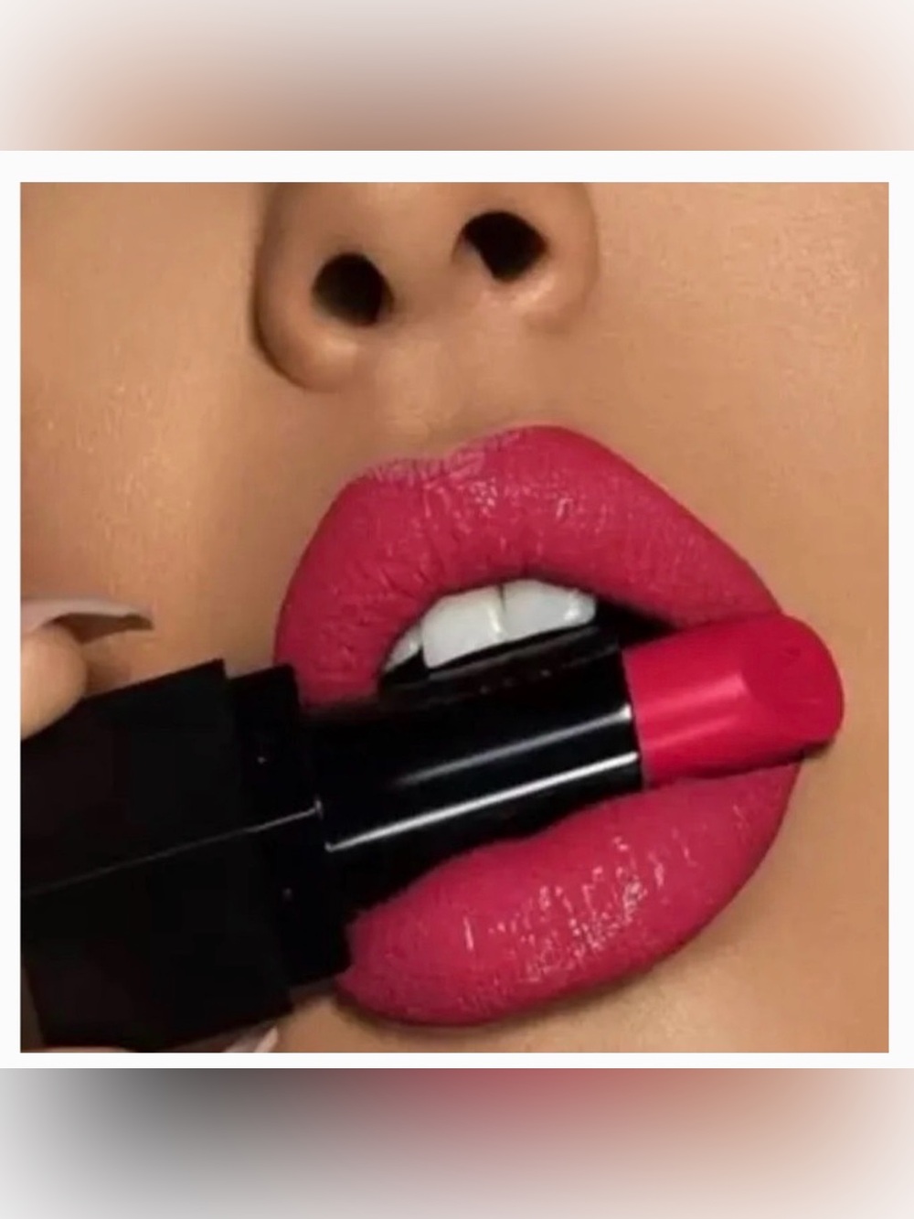 Morphe TRUE LOVE Vibrant Fuchsia Cream Lipstick - Bold Pink Shade